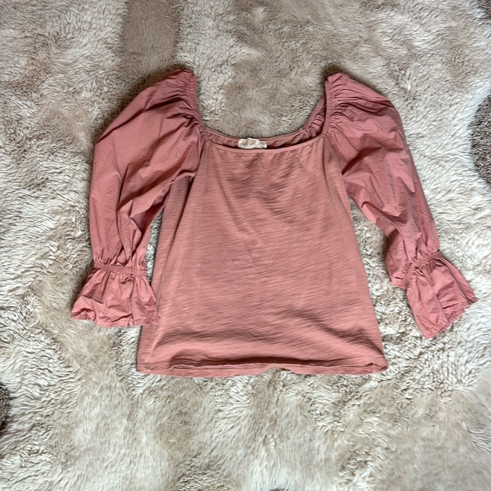 Nation LTD Maeve‎ Puff sleeve Shirt